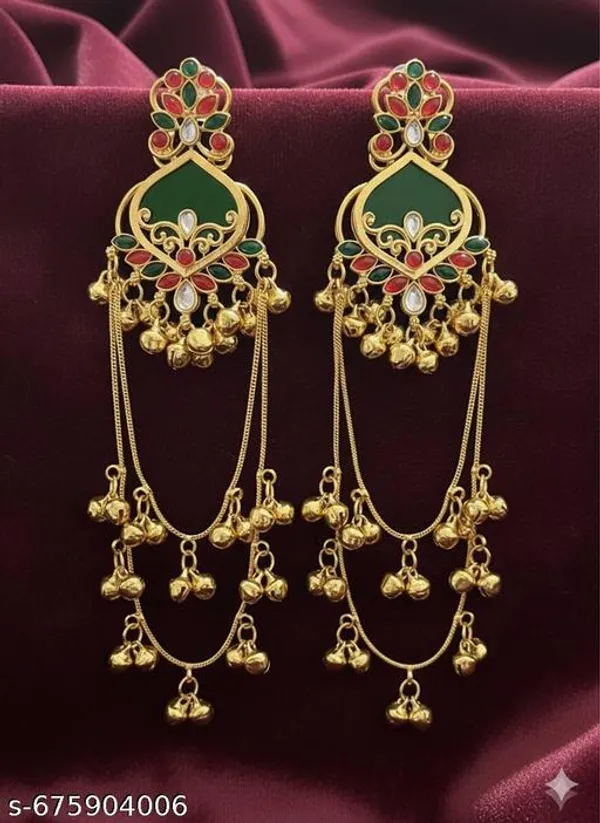 Kashmiri_Ghungru_Earring_Hevay_Finishing