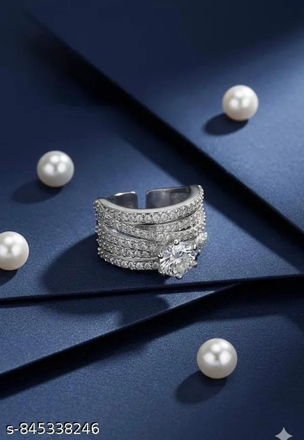 Silver_Plated_Marvelous_Adjustable_Rings_For_Women_Girls