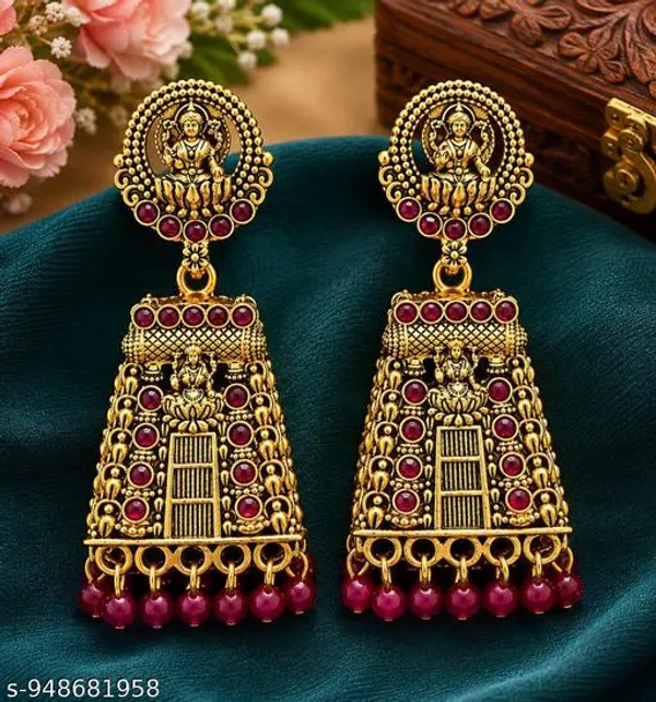 Colourfull_Fancy_Earrings_Studs_Earring_Gold