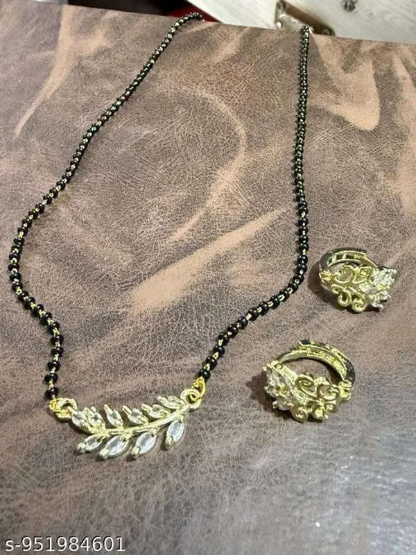 Gold_Plated_Studded_Mangalsutra_Set_With_Heart_Earrings_For_Women_Girls