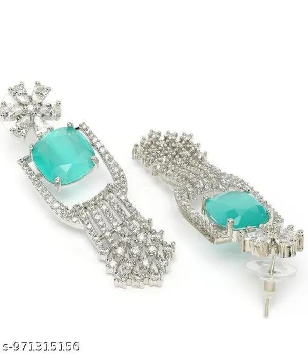 New_Twinkling_Chunky_Jewellery_Set_And_Earring_Silver_Plating