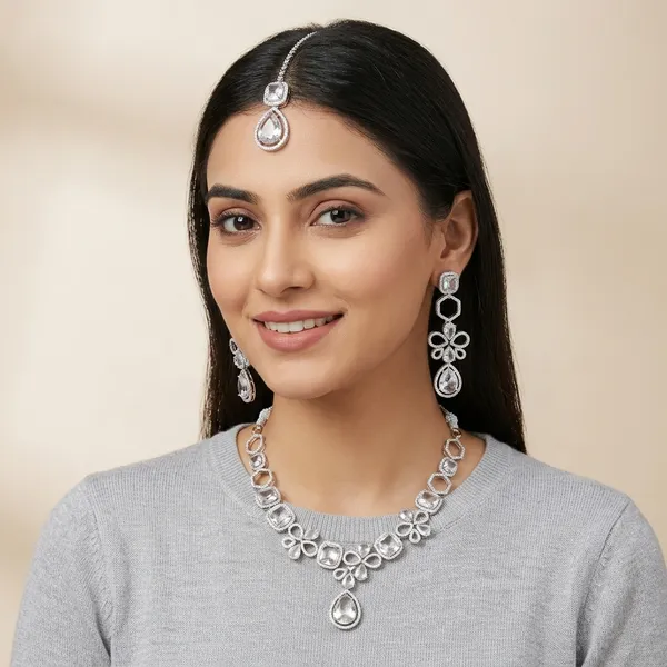 Women_S_Princess_Unique_Jewellery_Sets_With_Tikka