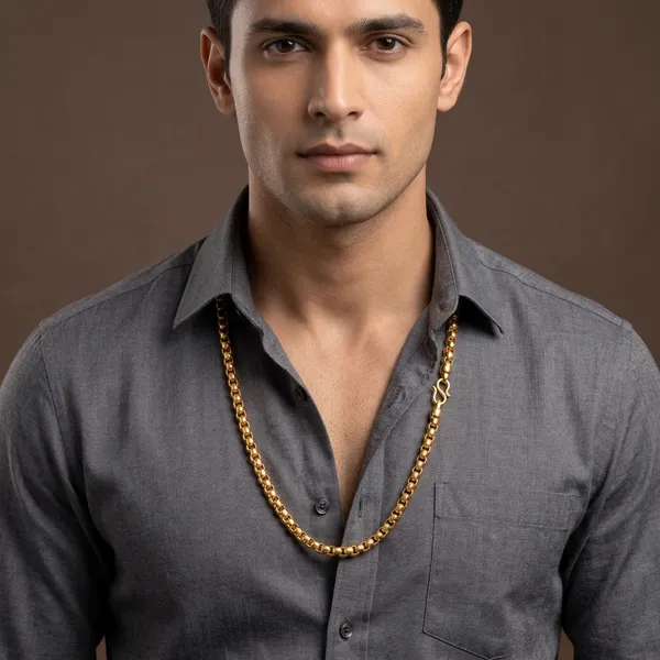 New_Mens_Gold_Plated_Chain
