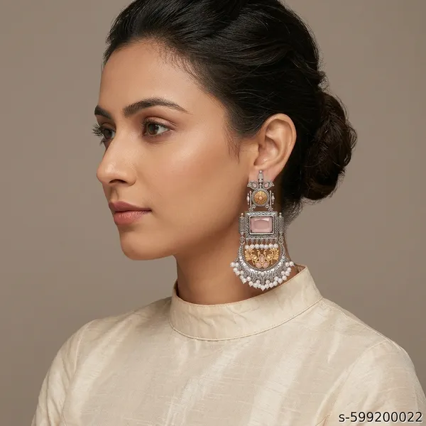 Stylish_Kundan_Pearl_Wedding_Earring