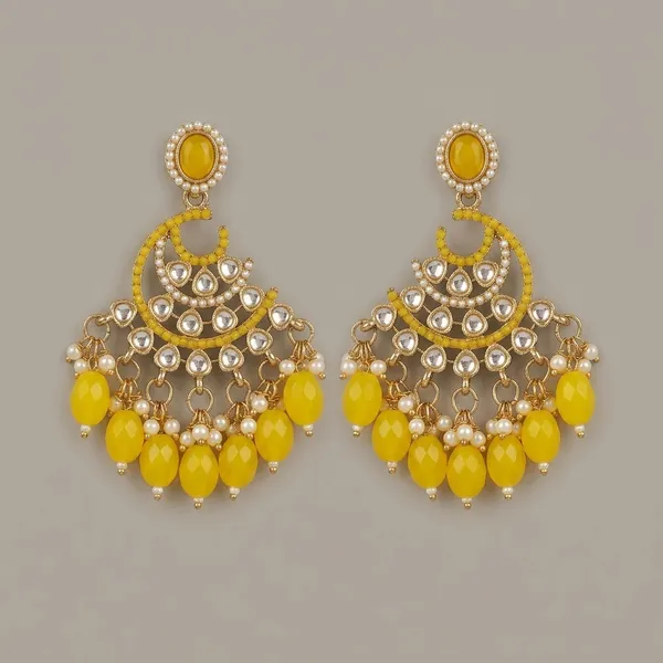 Stylish_Kundan_Pearl_Wedding_Earring