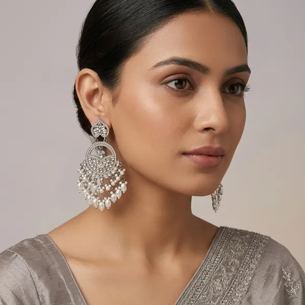 Stylish_Kundan_Pearl_Wedding_Earring
