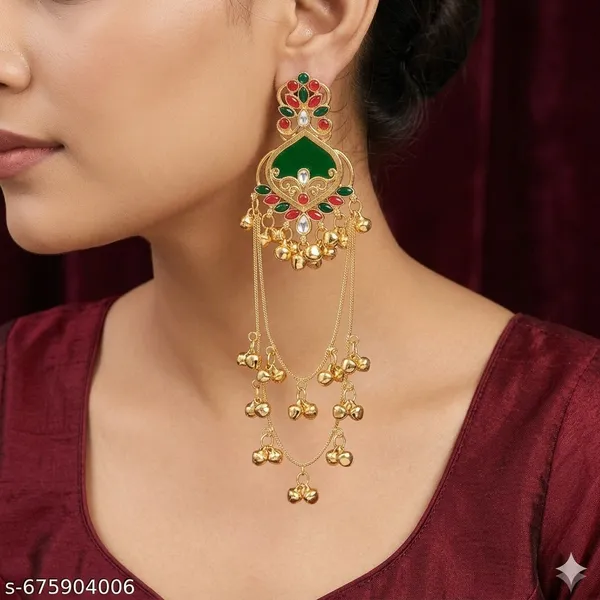 Kashmiri_Ghungru_Earring_Hevay_Finishing
