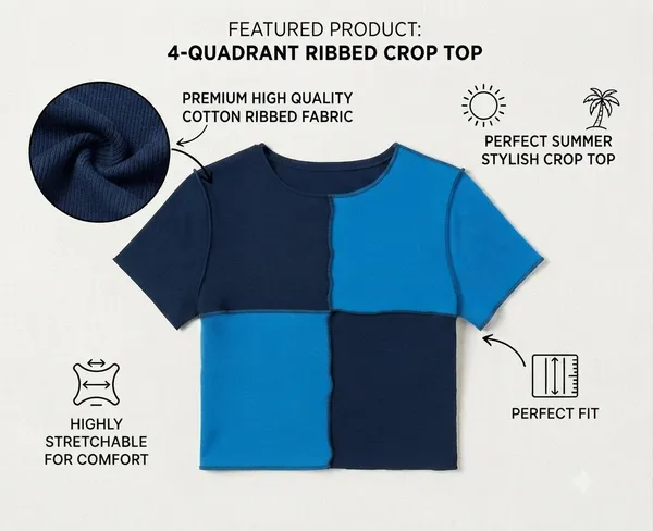 Blue_Colour_Block_Ribbed_Crop_Top_For_Women