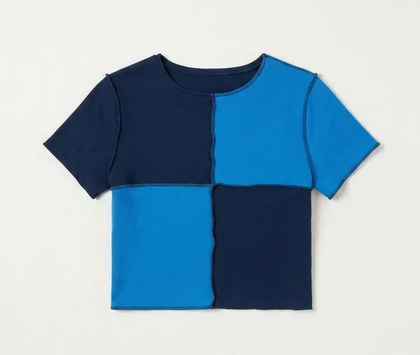 Blue_Colour_Block_Ribbed_Crop_Top_For_Women
