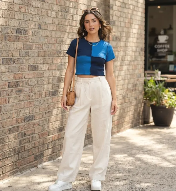 Blue_Colour_Block_Ribbed_Crop_Top_For_Women