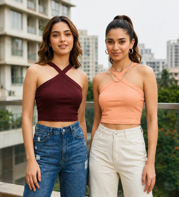 Halter_Neck_Tops_for_Women_|_Pack_of_2_
