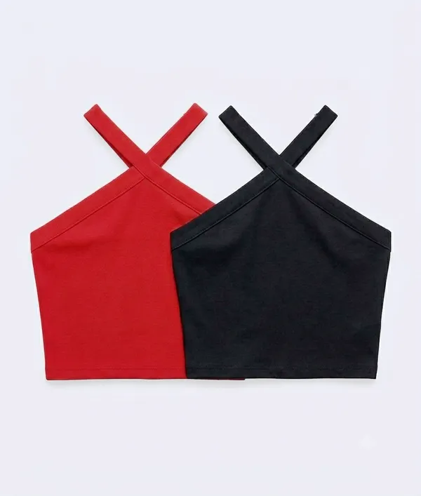 Halter_Neck_Tops_for_women_|_Pack_of_2