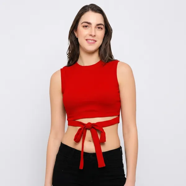 Red_Sleeveless_Crop_Top_with_Wrap_Tie_Detail_for_Women