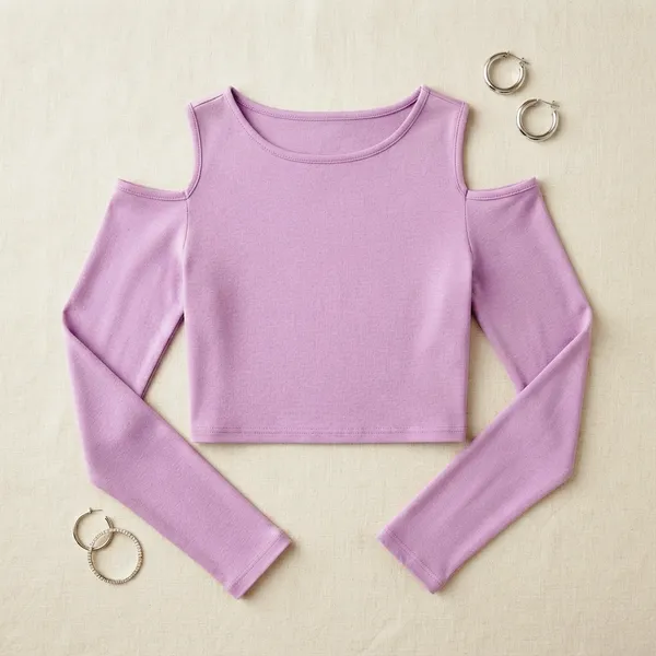 Lavender_Cold_Shoulder_Crop_Top_for_Women