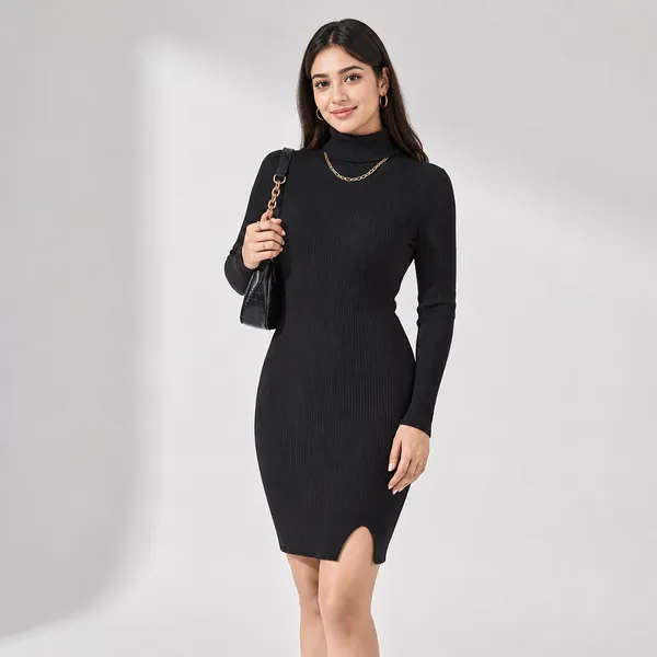 Black_Ribbed_Turtleneck_Bodycon_Dress_for_Women