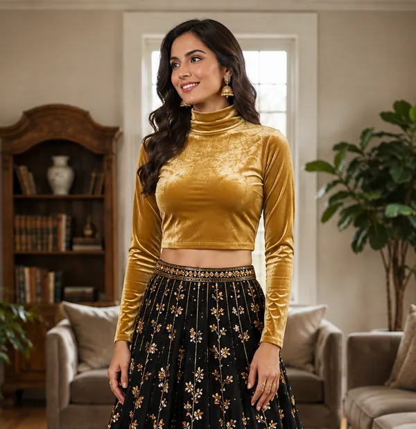 Velvet_Blouse_for_Women_