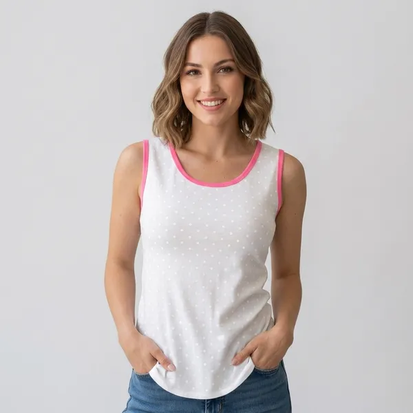 Polka_Dot_Tank_Top_For_Women