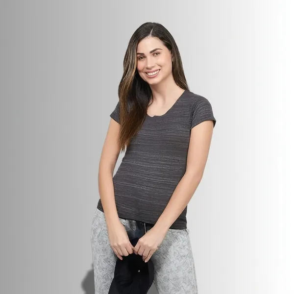 Grey_Self_Design_T_Shirt_For_Women