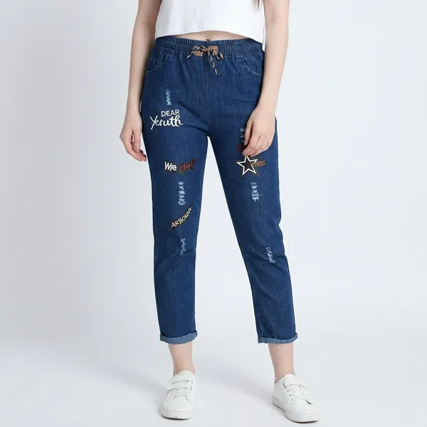 Denim_Joggers_For_Women