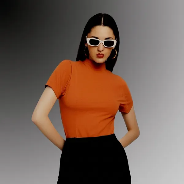 Rust_Ribbed_Top_For_Women