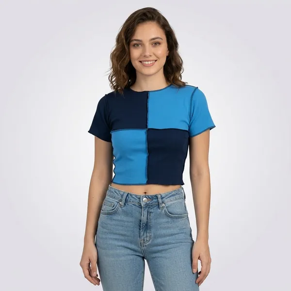 Blue_Colour_Block_Ribbed_Crop_Top_For_Women