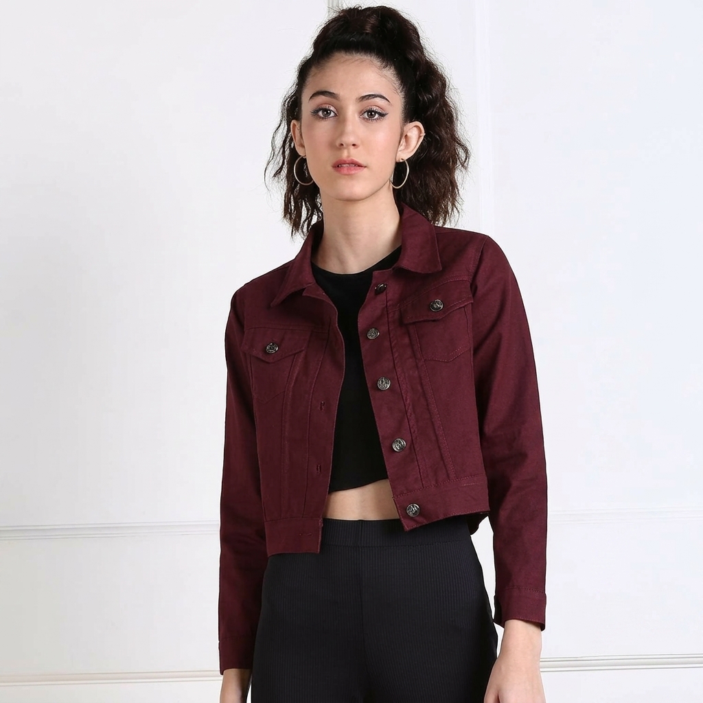 Maroon_Jacket_For_Women