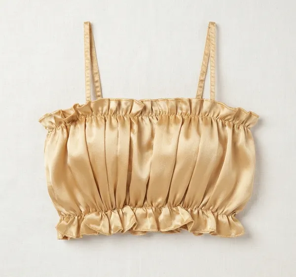 Golden_Satin_Crop_Top_for_Women