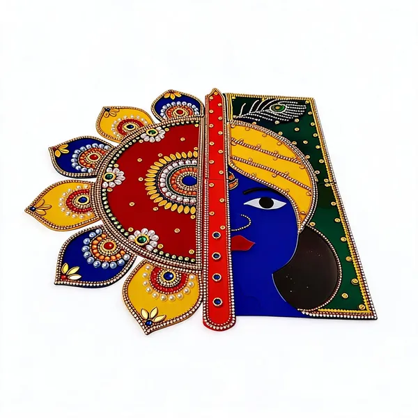 Krishna_Artistic_Rangoli_12_Inch