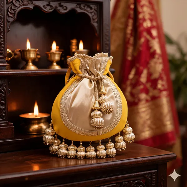 Yellow_Mesmerizing_Handcrafted_Festive_Potli_Bag
