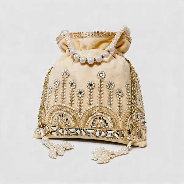 Beige_Radiant_Glamour_Mirror_And_Pearl_Hand_Embellished_Festive_Potli