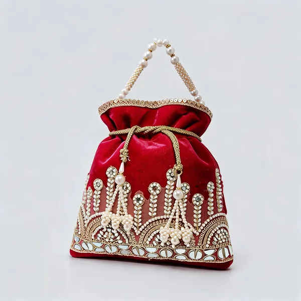 Red_Radiant_Glamour_Mirror_And_Pearl_Hand_Embellished_Festive_Potli