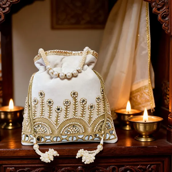 White_Radiant_Glamour_Mirror_And_Pearl_Hand_Embellished_Festive_Potli