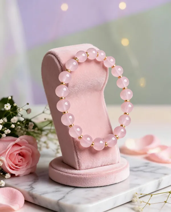 Pink_Rose_Quartz_Bracelet_For_Love_And_Relationship