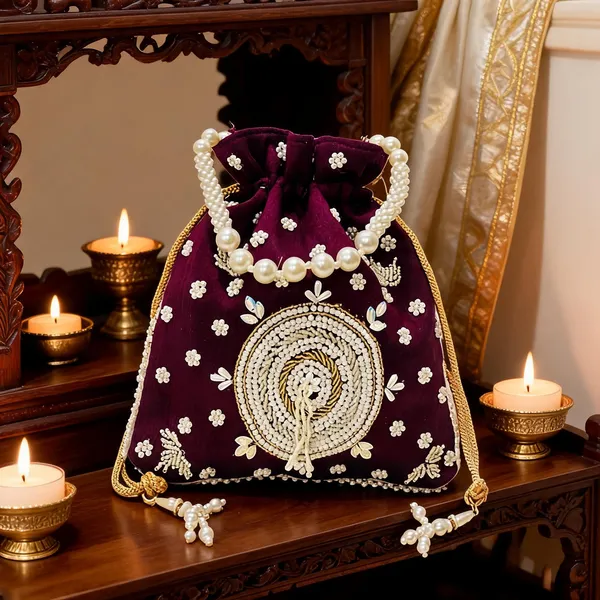 Maroon_Royal_Heirloom_Premium_Zardosi_And_Pearl_Bridal_Potli