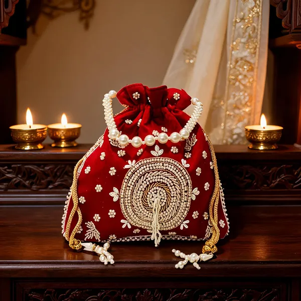 Red_Royal_Heirloom_Premium_Zardosi_And_Pearl_Bridal_Potli