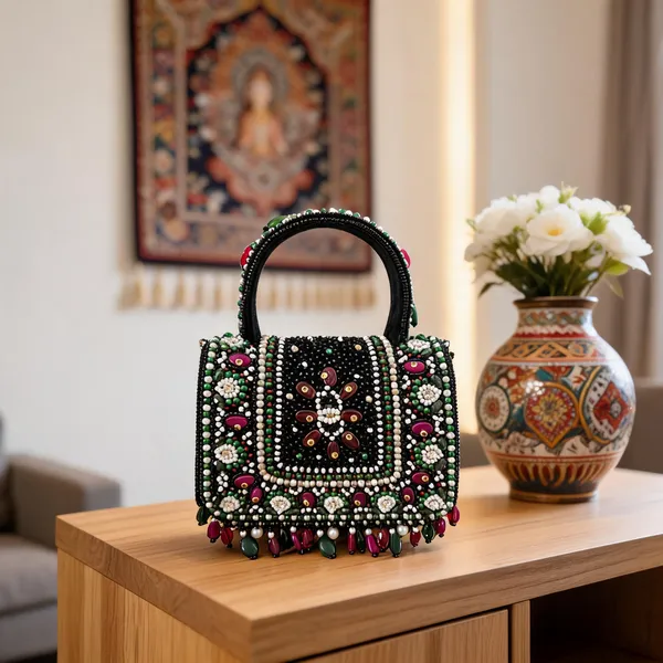 Black_Vibrant_Aura_Multi_Color_Embroidered_Mini_Festive_Clutch