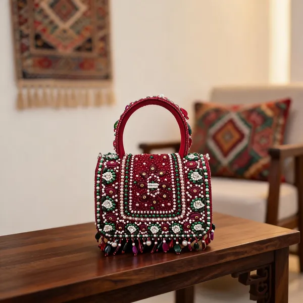 Red_Vibrant_Aura_Multi_Color_Embroidered_Mini_Festive_Clutch