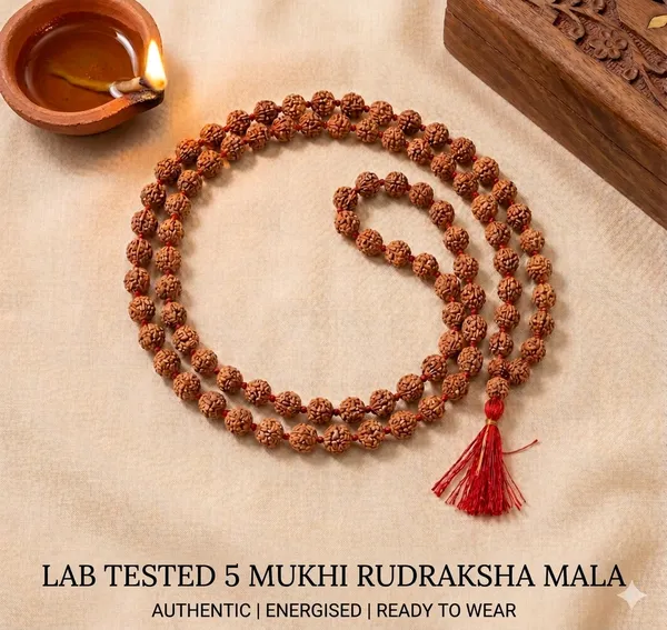 Brown_Wood_Rudraksha_Mala_With_Red_Tassel