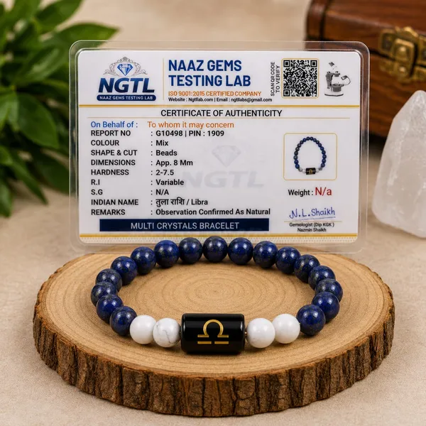 Best_Quality_Original_Lapis_Lazuli_&_Howlite_Zodiac_Band_for_Libra_(तुला_राशि)