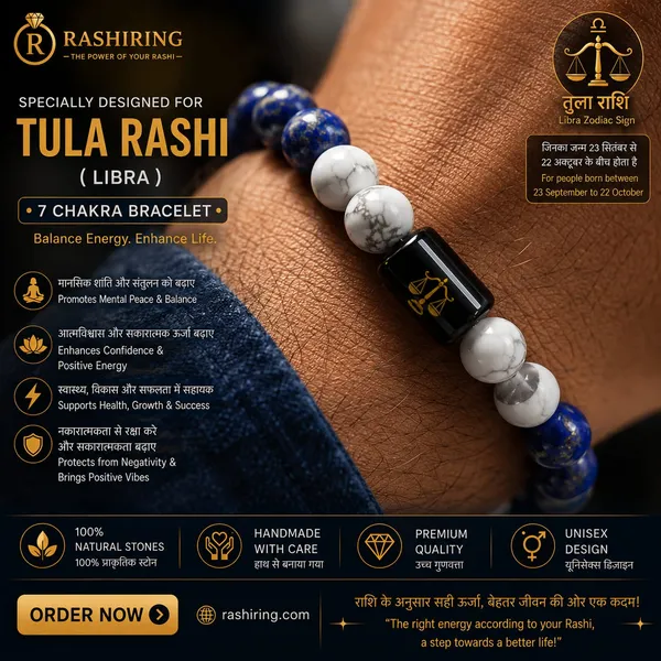 Best_Quality_Original_Lapis_Lazuli_&_Howlite_Zodiac_Band_for_Libra_(तुला_राशि)