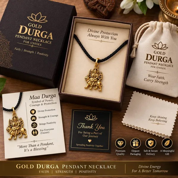 Gold_Plated_Alloy_Maa_Durga_Pendant_for_Men_&_Women_Temple_Jewelry