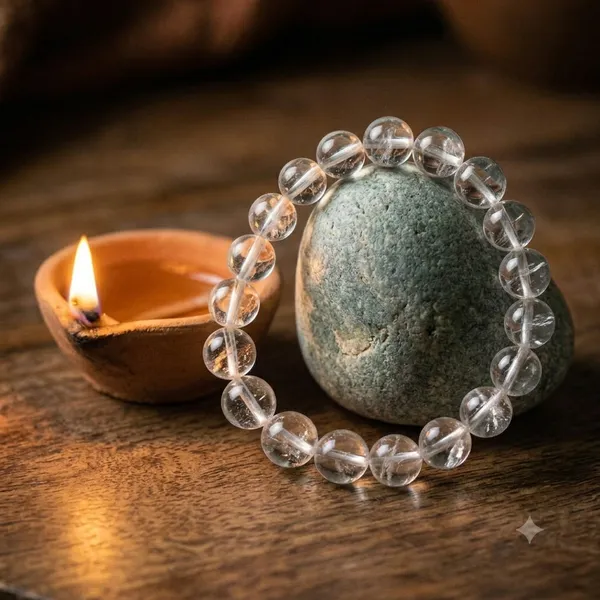 Clear_Crystal_Beaded_Bracelet_For_Unisex
