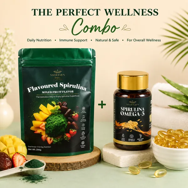 Nutrigien_Mixed_Fruit_Flavoured_Spirulina_Supplement_Powder_And_Omega-3_Epa_&_Dha_Supplement_Tablets