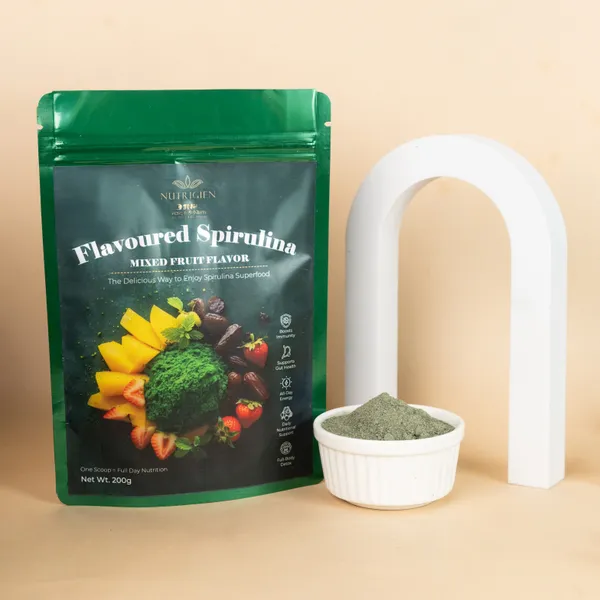 Nutrigien_Mixed_Fruit_Flavoured_Spirulina_Supplement_Powder_And_Omega-3_Epa_&_Dha_Supplement_Tablets