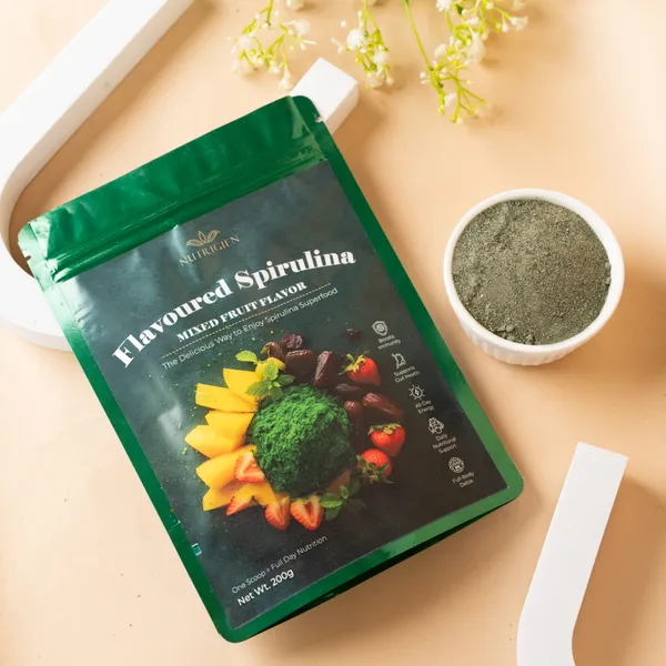 Nutrigien_Mixed_Fruit_Flavoured_Spirulina_Supplement_Powder_And_Omega-3_Epa_&_Dha_Supplement_Tablets