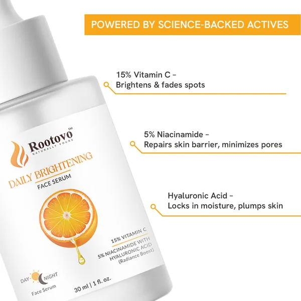 Rootovo_Vitamin_C_Face_Wash_And_Face_Serum_Combo_With_Niacinamide,_Hyaluronic_Acid_And_Pro-Vitamin_B5_Deep_Cleansing,_Brightening_And_Hydrating_Skincare_Duo_for_Glowing_Skin_Men_And_Women_100_ml_+_30_ml