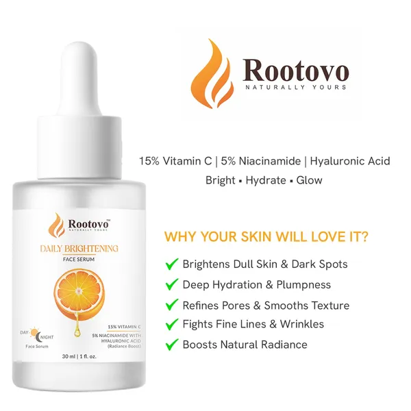Rootovo_Vitamin_C_Face_Wash_And_Face_Serum_Combo_With_Niacinamide,_Hyaluronic_Acid_And_Pro-Vitamin_B5_Deep_Cleansing,_Brightening_And_Hydrating_Skincare_Duo_for_Glowing_Skin_Men_And_Women_100_ml_+_30_ml