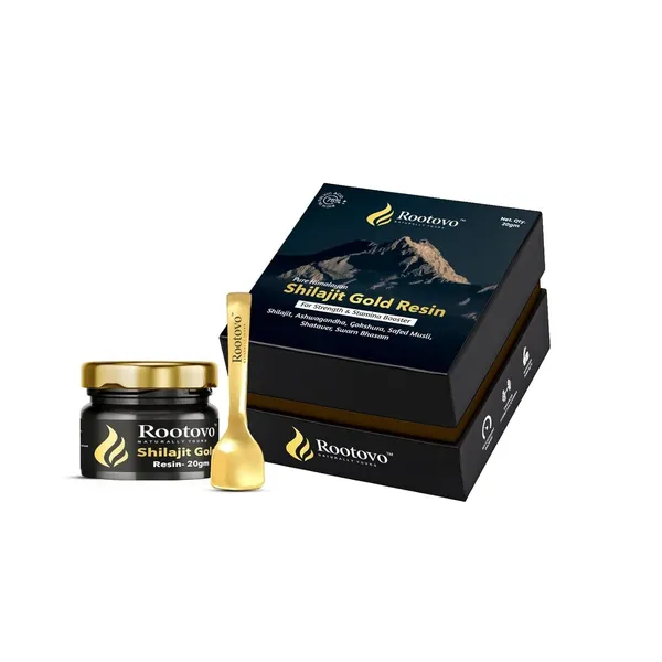 Rootovo_Pure_Shilajit_Gold_Resin_20_g_with_Gold_Bhasma_Natural_Himalayan_Shilajit_Energy,_Strength_And_Stamina_Booster_Immunity_Support_Natural_Testosterone_Booster_Ayurvedic_Energy_Booster