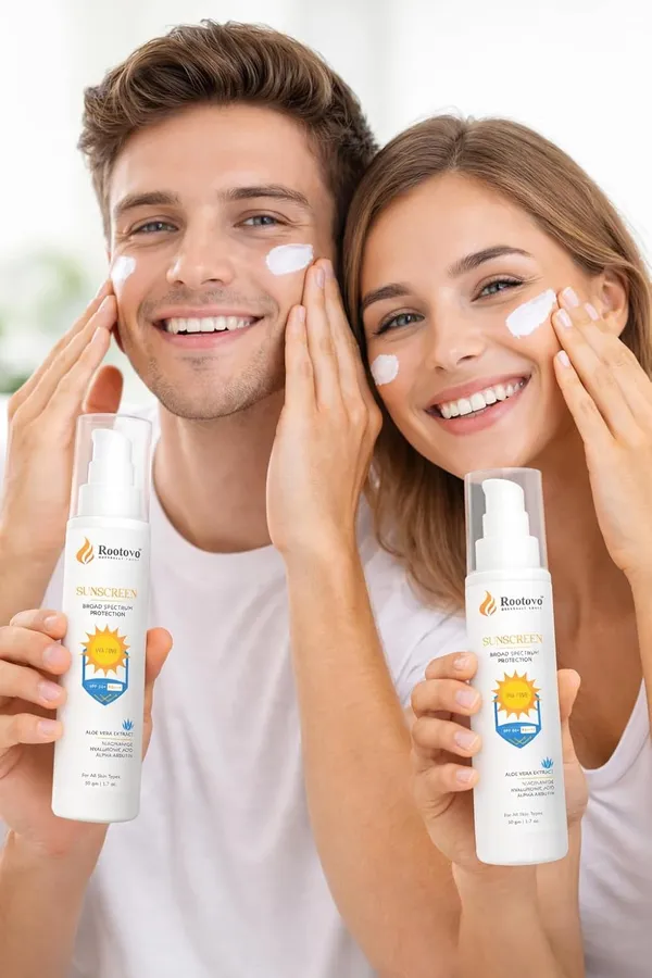 Rootovo_Rootovo_Sunscreen_SPF_50+_PA+++_Broad_Spectrum_Protection_UVA_And_UVB_Protection_with_Aloe_Vera_Extract,_Niacinamide,_Hyaluronic_Acid_And_Alpha_Arbutin_Sunscreen_for_Men_And_Women_50_gm