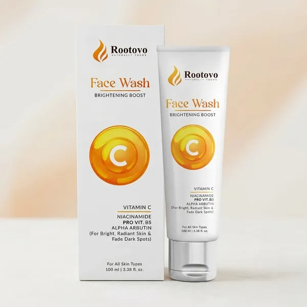 Rootovo_Vitamin_C_Face_Wash_for_Bright_And_Radiant_Skin_Niacinamide,_Pro_Vitamin_B5_And_Alpha_Arbutin_Face_Cleanser_Deep_Cleansing_Face_Wash_for_Dark_Spots,_Glow_And_Hydration_Suitable_for_All_Skin_Types_150_ml_Pack_Of_2